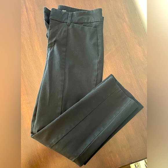 Old Navy High Rise Pixie Split Hem Dark Gray Pants Size 2 - Picture 1 of 6